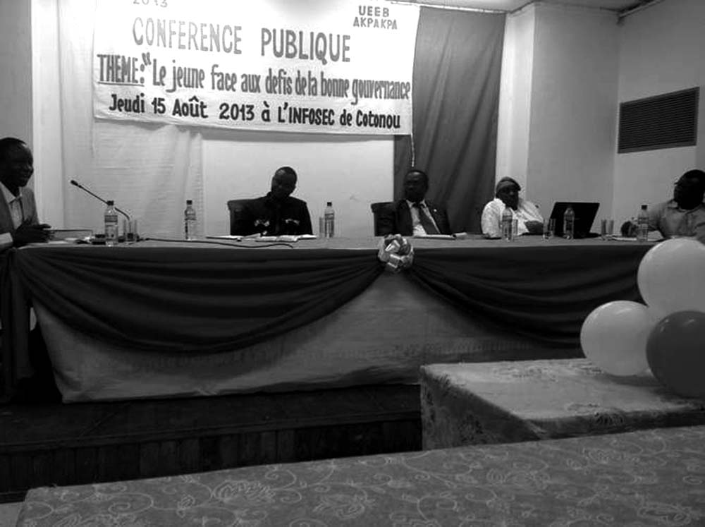 Conférence publique sur la bonne gouvernance : Les défis de la jeunesse passés au peigne fin