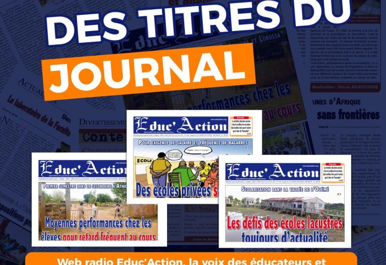 La Revue des Titres du Journal Educ’Action du 14/11/2023